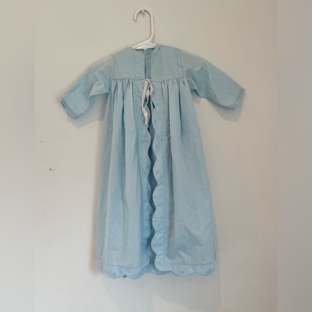 Vintage gown set 0-3m